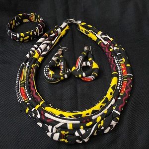 Handmade Ankara Jewelry Set